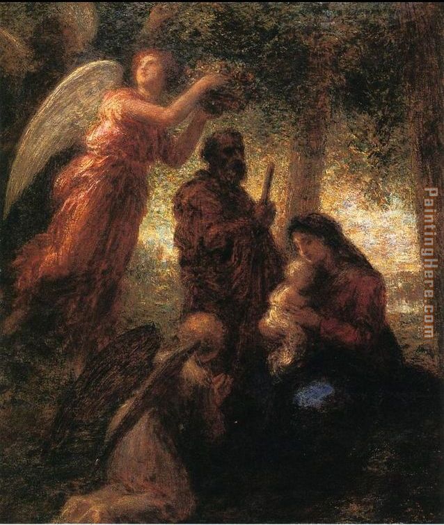 The Birth of Christ painting - Henri Fantin-Latour The Birth of Christ art painting